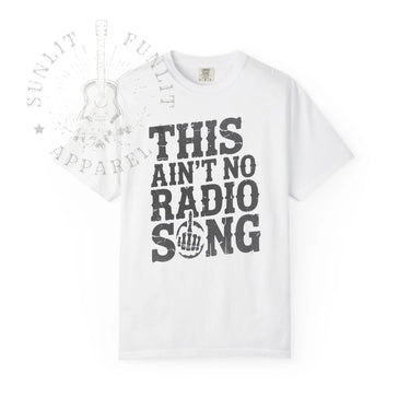 Hardy Radio Song Comfort Colors Tee - Sunlit Funlit Country Music Tees